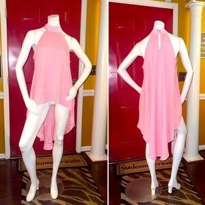 Chic Pink Halter Top